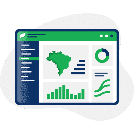 Explore dados em painéis interativos